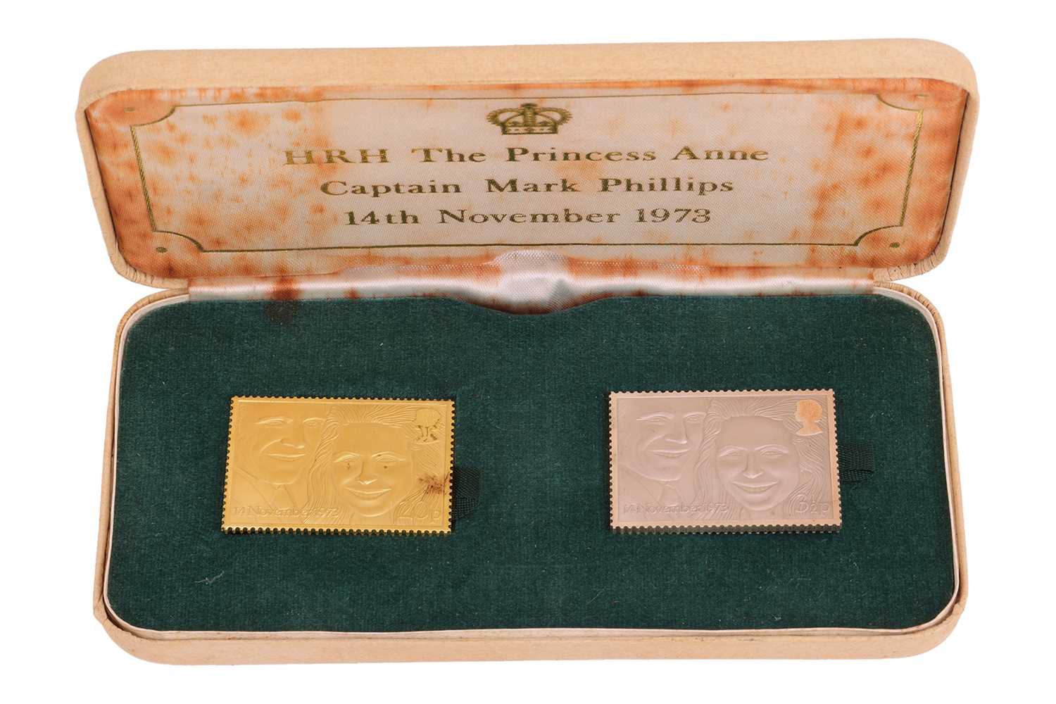 Lot 249 - 1973 The Royal Wedding Stamp Replicas,...