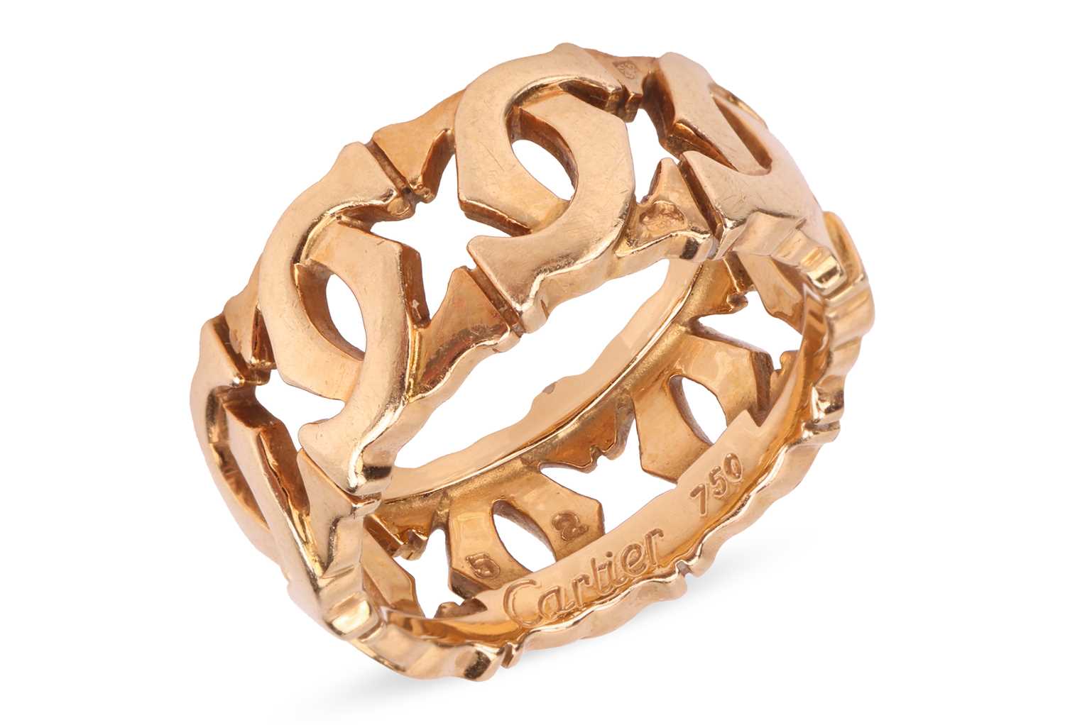 Lot Cartier - an ‘Entrelaces C de Cartier’ ring,...