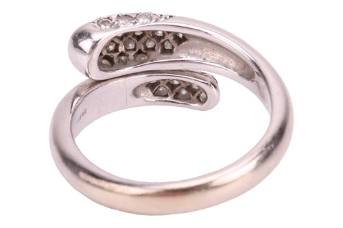 Lot 256 - Bulgari - a serpent ring, composed of two...