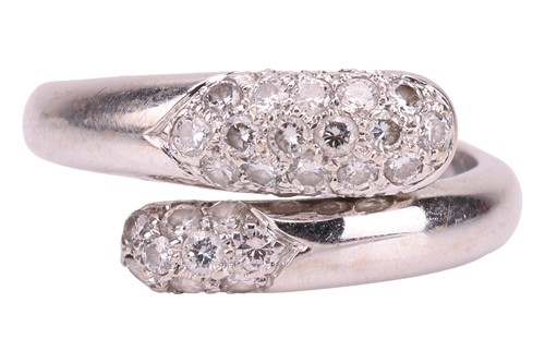 Lot 256 - Bulgari - a serpent ring, composed of two...