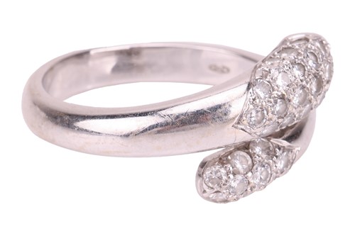 Lot 256 - Bulgari - a serpent ring, composed of two...