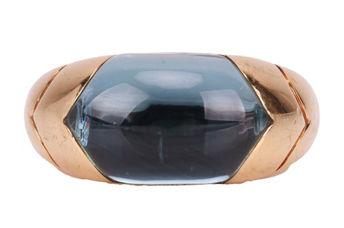 Lot Bvlgari - a cocktail ring, set with a...