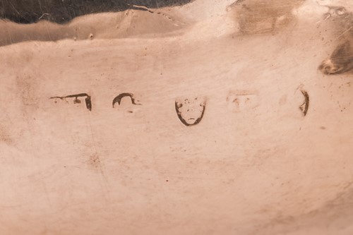 Lot 263 - A George III silver three-piece tea service,...