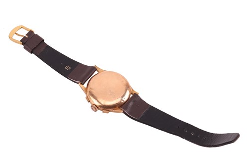 Lot A 'Chronograph Suisse' '18K' Wristwatch Year:...