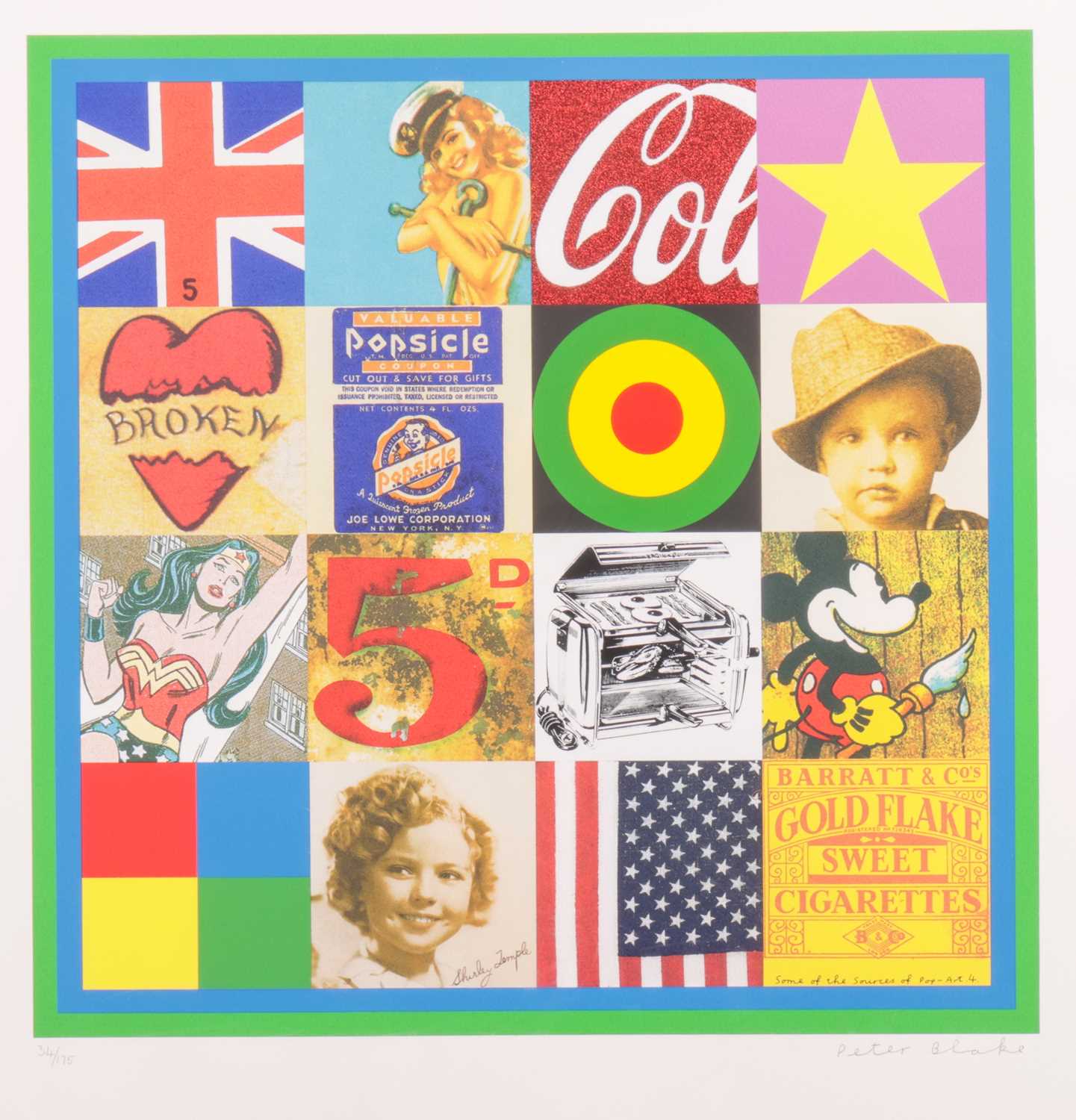 Lot Peter Blake (British b.1932) Sources of Pop...