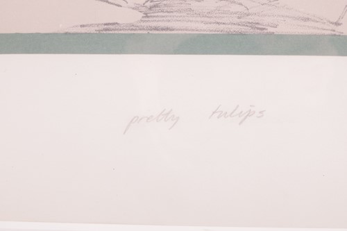 Lot David Hockney (British b.1937) Pretty Tulips...