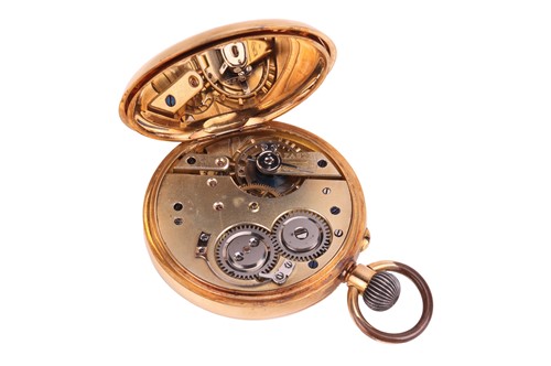 Lot 235 - An ‘18K’ Open Face Pocket Watch Reference:...