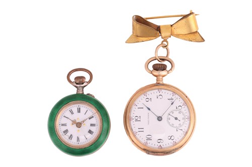 Lot 231 - A group lot of two pocket watches. To include...