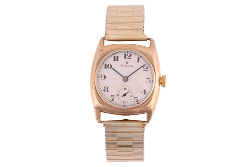 Lot 218 - Rolex – A 9ct Gold Wristwatch Reference: 3170...