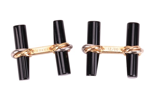 Lot Cartier - a pair of interchangeable baton...