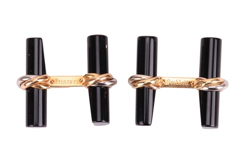 Lot Cartier - a pair of interchangeable baton...