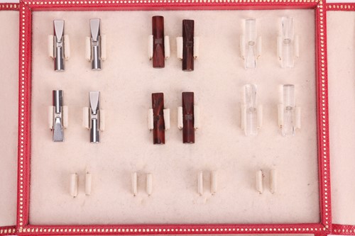 Lot Cartier - a pair of interchangeable baton...