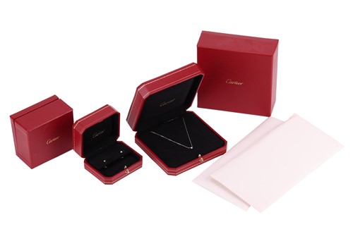Lot 85 - Cartier - “D’Amour” diamond-set pendant and...