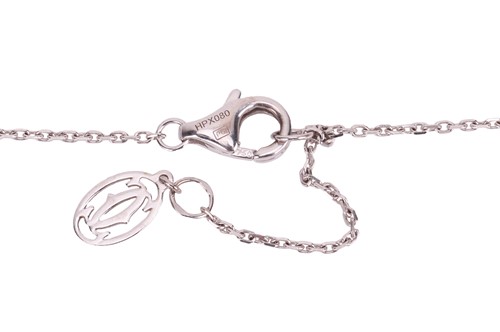 Lot 85 - Cartier - “D’Amour” diamond-set pendant and...