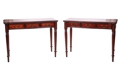 Lot A pair of early 19th-century-style mahogany...