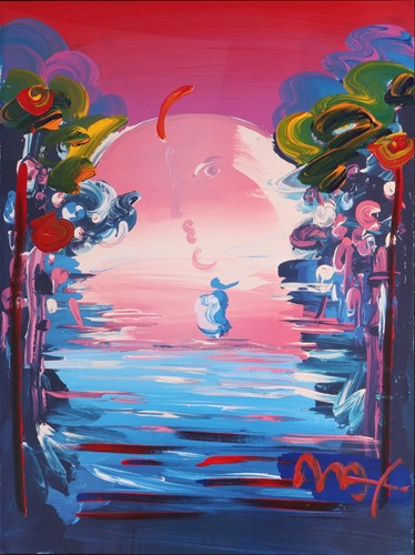 Lot 95 - Peter Max (American, b.1937) Better World III...
