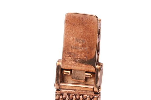 Lot 199 - Bueche-Girod - A 9ct Diamond-Set Dress Watch...