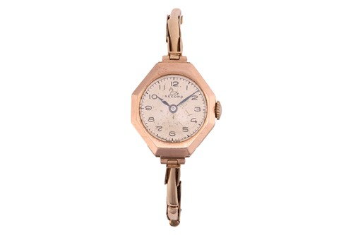 Lot 195 - Record - A '9K' Dress Watch Serial: 37639 Year:...