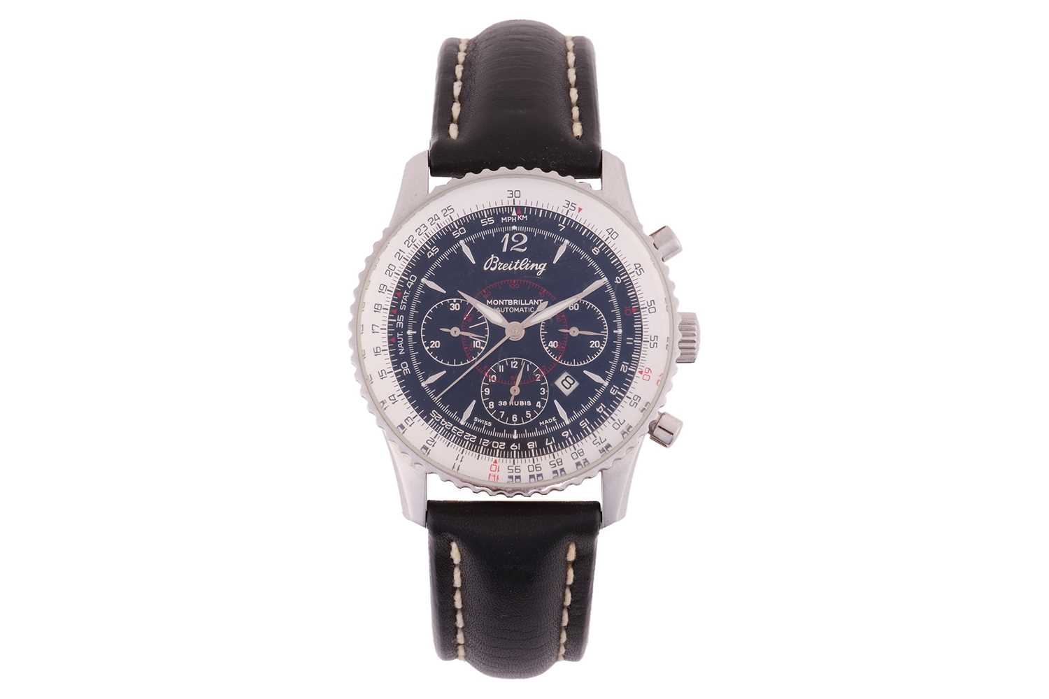 Lot 201 - Breitling – A Montbrilliant Automatic...