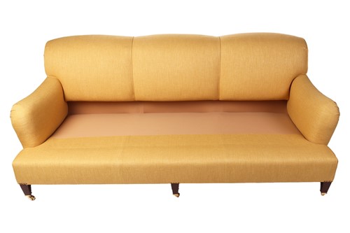 Lot 83 - A good pair of three-seater George Smith...