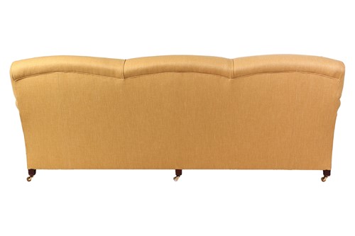 Lot 83 - A good pair of three-seater George Smith...