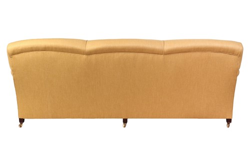 Lot 83 - A good pair of three-seater George Smith...