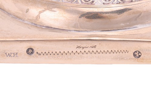 Lot A pair of German three-light candelabra, by...