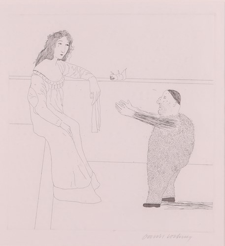 Lot 42 - David Hockney (British, b.1937) Pleading for...