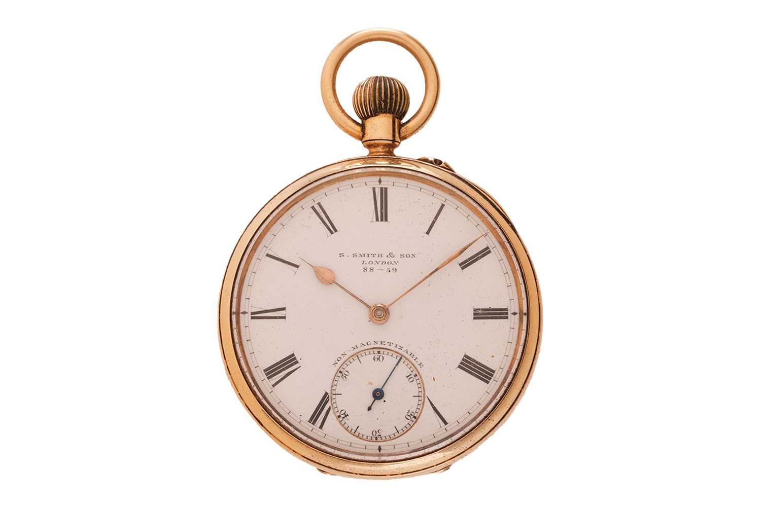 Lot S. Smith & Son, London – An 18ct Gold Open...