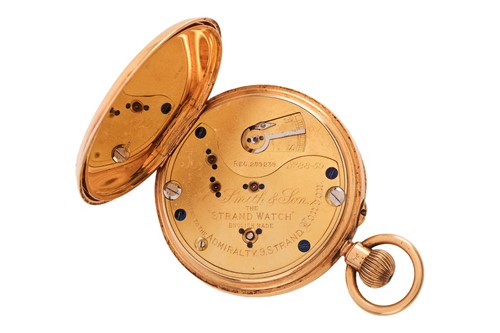 Lot S. Smith & Son, London – An 18ct Gold Open...