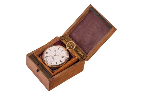 Lot S. Smith & Son, London – An 18ct Gold Open...