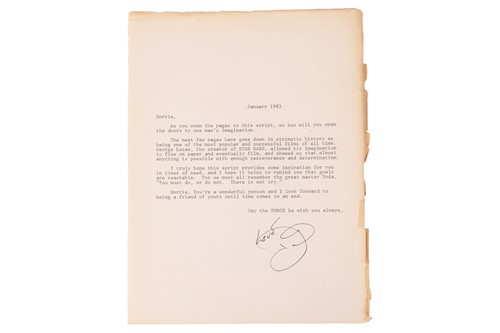 Lot 136 - Star Wars: a pre-production 'revised...