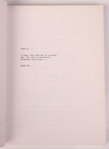 Lot 136 - Star Wars: a pre-production 'revised...