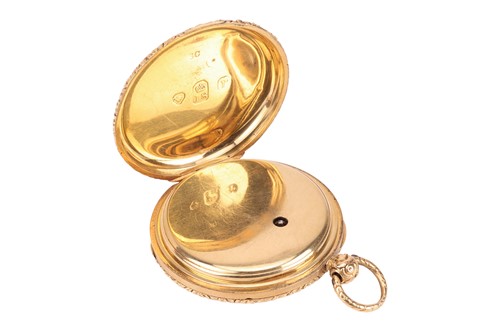 Lot M.L. Lawrence & Co, London – An 18ct Gold Open...