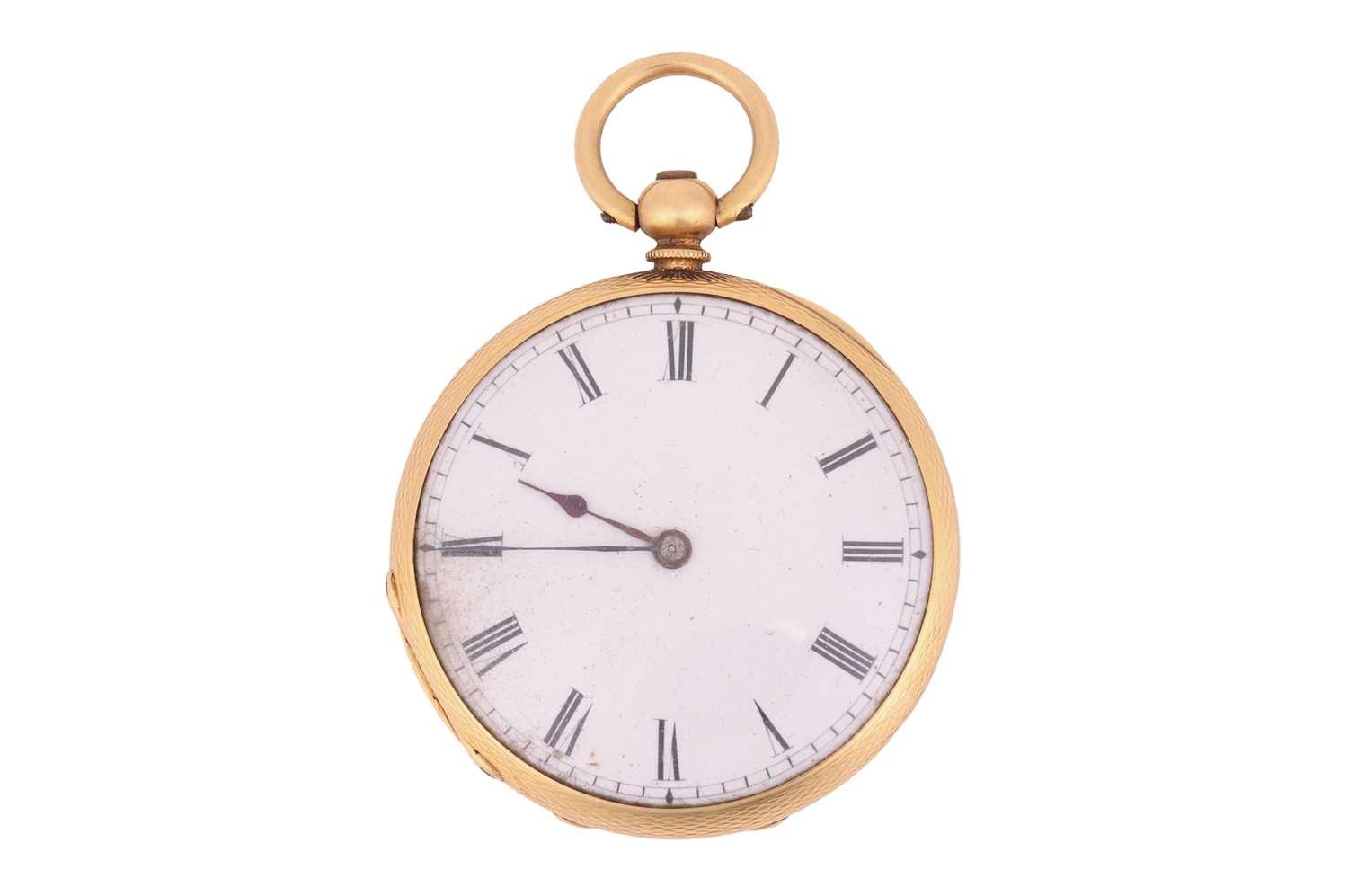 Lot 296 - A ‘K18’ Open Face Pocket Watch Serial: 16124...