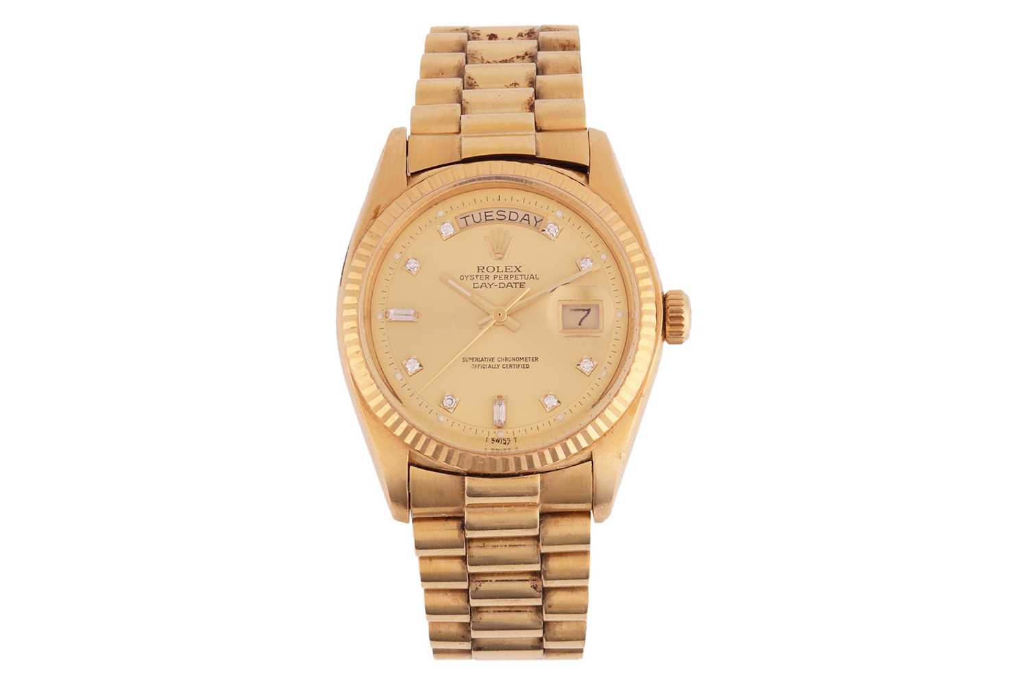 Lot Rolex – An ‘18K’ Oyster Perpetual Day-Date 36...