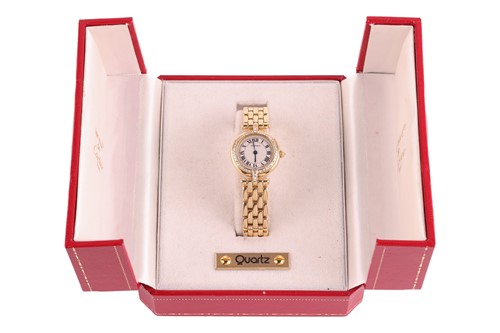 Lot Cartier – A Panthere Vendome 18ct Gold Diamond-...