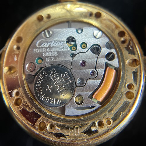 Lot Cartier – A Panthere Vendome 18ct Gold Diamond-...