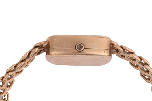 Lot Omega – A 9ct Gold Dress Watch Bezel: Smooth...