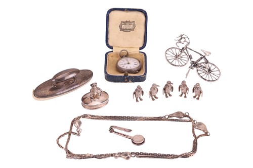 Lot 166 - A collection of silver items; comprising a...