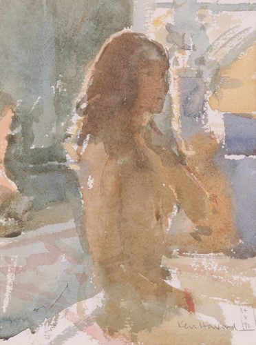 Lot 75 - Ken Howard (British 1932-2022) Seated Nude...