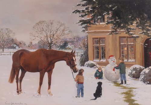 Lot 24 - Susie Whitcombe (British b.1957) The Christmas...