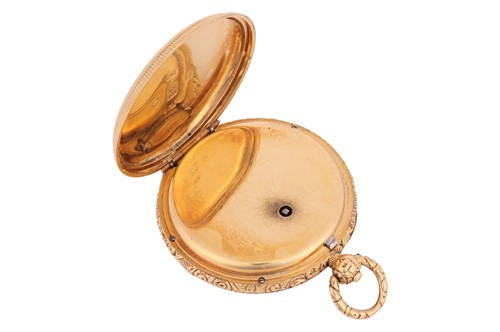 Lot An 18ct Gold Open Face Pocket Watch Year:...