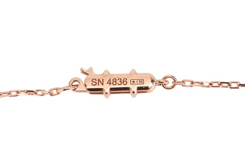 Lot A diamond-set Double C de Cartier long...