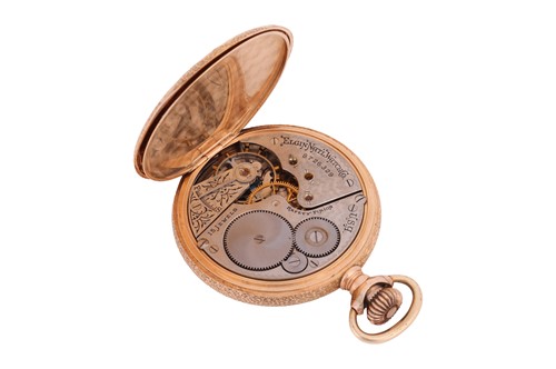 Lot Elgin – A ‘14K’ Full Hunter Engraved Pocket...