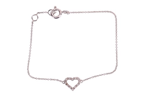 Lot 33 - A Gigi by Gassan diamond-set Lucky Love Open...