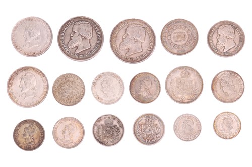 Lot 136 - A group of Brazilian Reis, comprising: • 1888...