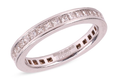 Lot 226 - A diamond eternity ring, the continuous row of...