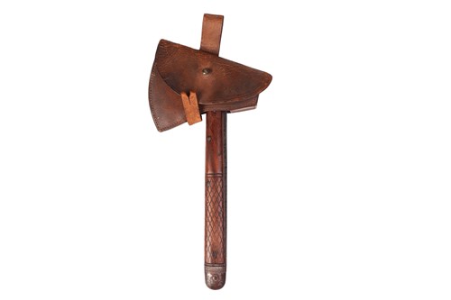 Lot 196 - An Edwardian fireman's axe, the blade stamped...