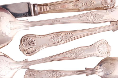 Lot A cased silver canteen by Carr’s of Sheffield,...